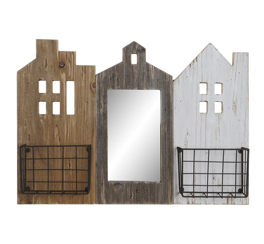 Springville Houses 3D Magazine Rack