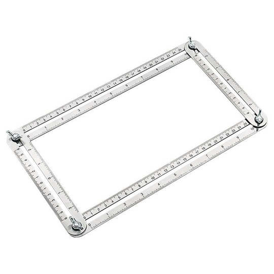 Angle Measuring rule, angle measurement tool, multi-angle rule, Folding Folding Folding Folding Rule Four Folding Alloy Adjustment Angle Measurement