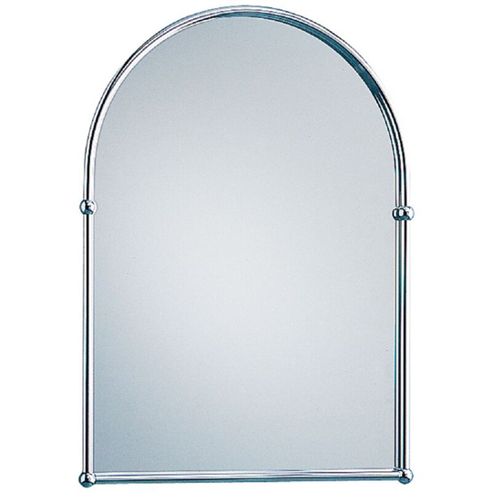 Richmond Polished Chrome 480mm x 670mm Arched Mirror