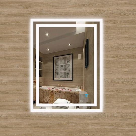 500x700 Illuminated Bathroom Mirror with led Lights,Wall Mounted,IP44,Vertical or Horizontal