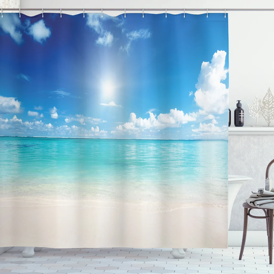 Bhanupriya 13 Piece Polyester Shower Curtain Set