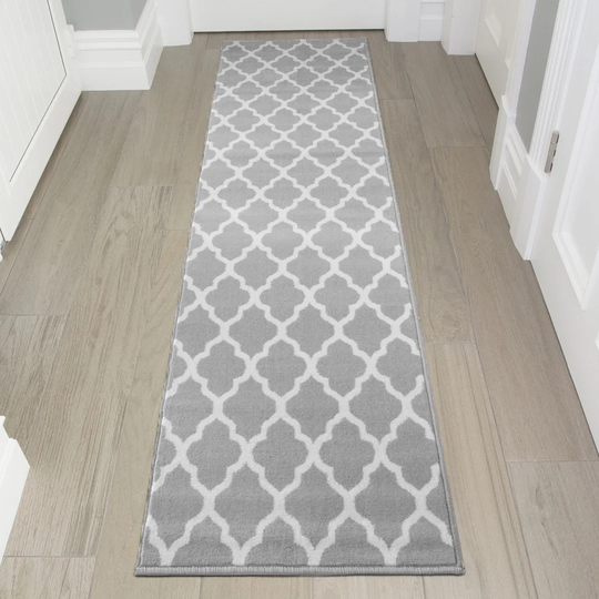 Kathleen Soho Trellis Grey Area Rug