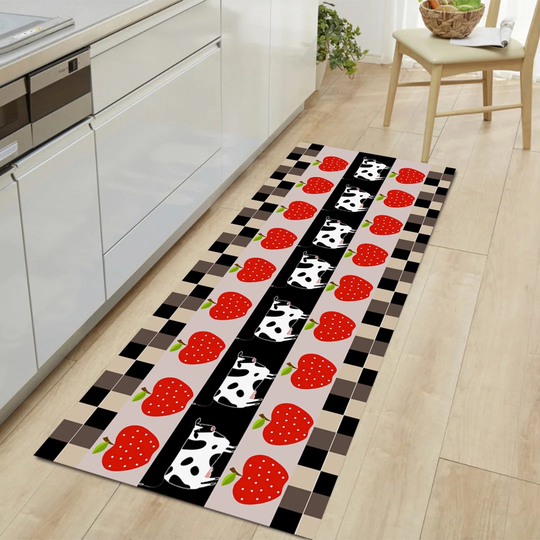 Raney Power Loom Black/Red Rug