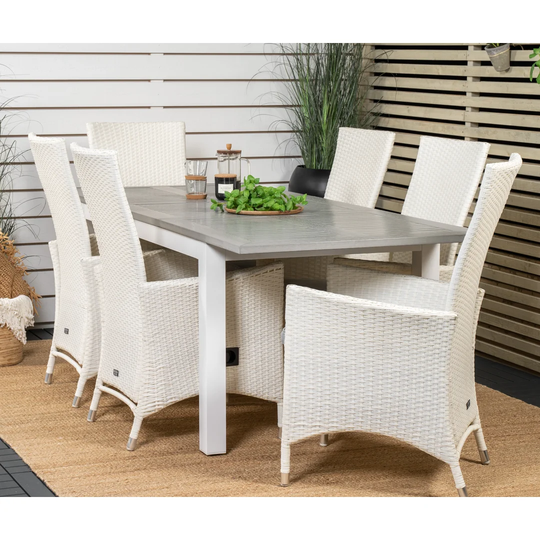 Alastor 6 Seater Dining Set with Cushions