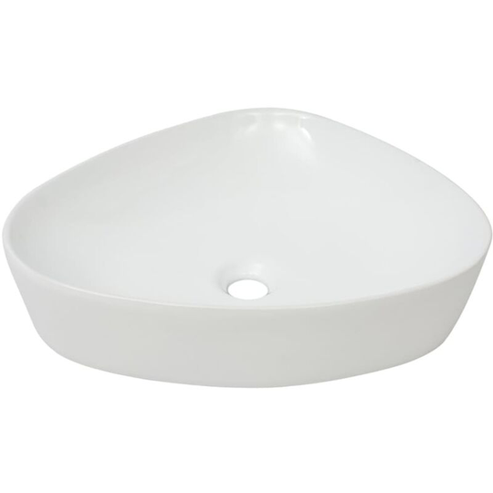 Vidaxl - Basin Triangle Ceramic White 50.5x41x12 cm White