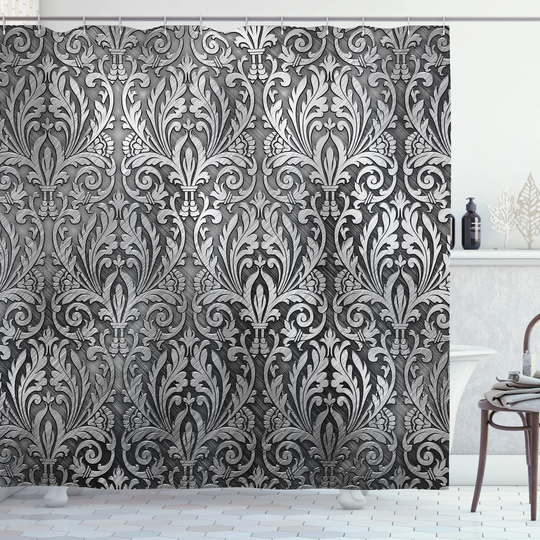 Blossie 13 Piece Polyester Shower Curtain Set