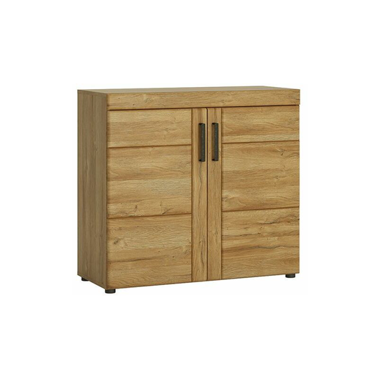 Bold 2 Door Cabinet Natural Wood - Brown