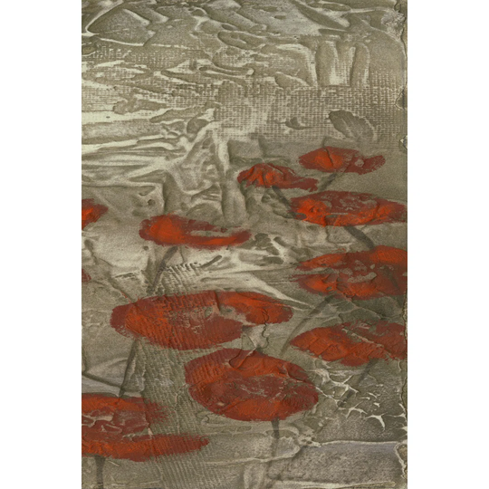 Terre Fleur II - Wrapped Canvas Painting