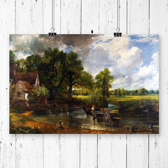 'The Hay Wain' by John Constable Graphic Art