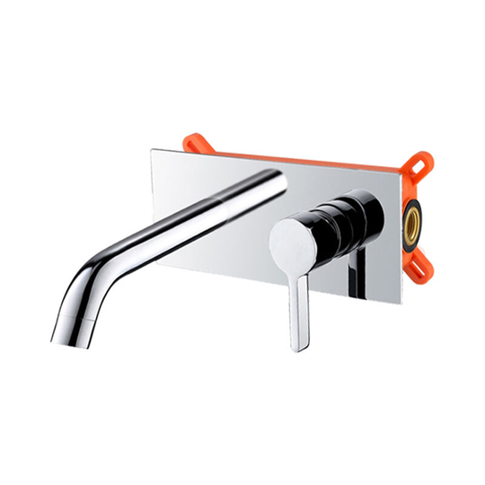 Kroos - Wall-mounted chrome-plated brass mixer tap - Arosa