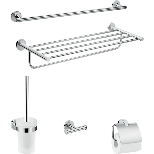 Hansgrohe - Logis Universal Bath-accessory extended set 5 in 1, Chrome (41728000)