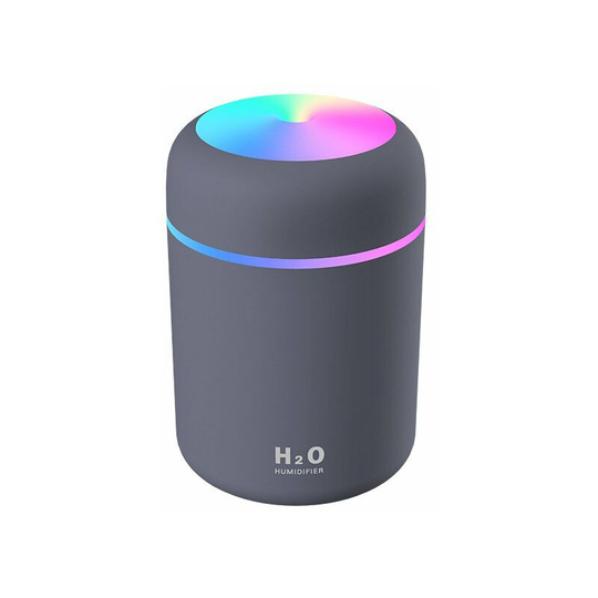 Perlerare - Air Humidifier, Mini Ultrasonic Humidifier with 2 Adjustable Mist Modes, usb Portable Humidifier for Auto Home Office Bedroom (Blue)