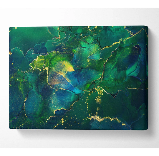 The Algae Coloured Waters - Wrapped Canvas Graphic Art