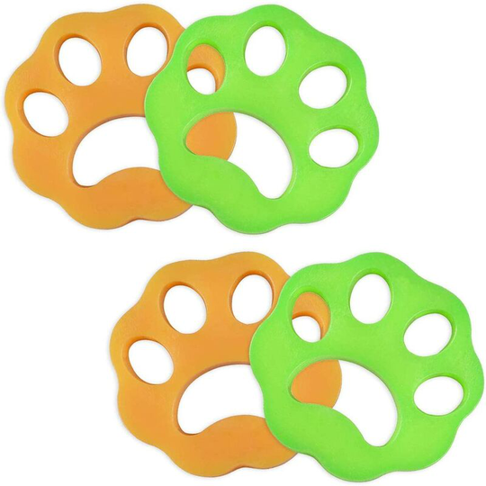 Devenirriche - 4PCS Pet Hair Cleaning Tool, Anti Hair Washing Machine / Pet Hair Wash Ball, Machine Hair Washing (6 * 6 * 1.5cm)