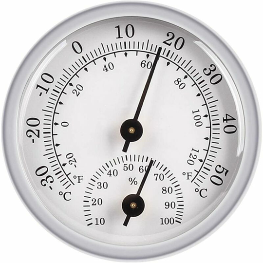 Humidity Sensor Detector MeasurementHygrometer Thermometer Indoor/Outdoor Patio Wet Environment Analog Thermometer