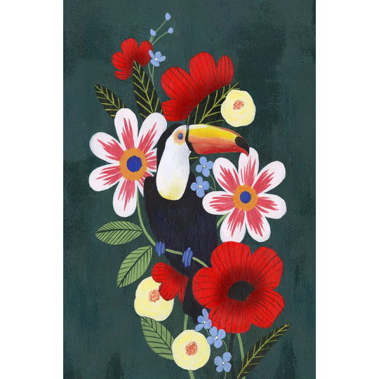 Tropical Toucan I by Grace Popp - Wrapped Canvas Painting