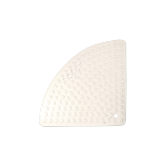 Classic Shower Mat For Round Shower 58 Cm Cream