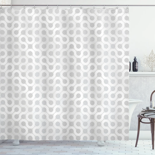 Ariyelle Polyester Shower Curtain Set
