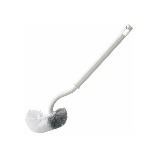Toilet Brush Toilet Brush Plastic Long Handle Toilet Brush, with Strong Bristles for Toilet Household, Deep Cleaning, Grey-betterlife