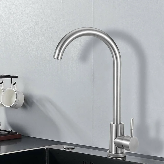 Stainless Steel Single Lever Monobloc Tap