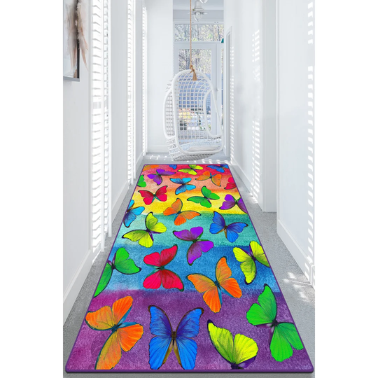 Rambo Purple/Blue/Green Rug