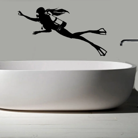 Scuba Diving Wall Sticker