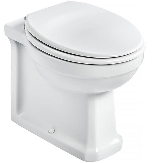 Waverley Back to Wall Toilet 500mm Projection - Standard White Seat - Ideal Standard