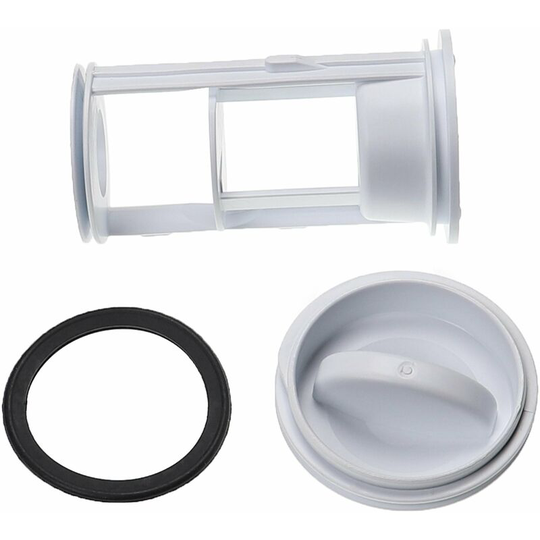 vhbw Lint Sieve Filter compatible with AEG/Electrolux Lavamat LV5080 914285209-00 Washing Machine
