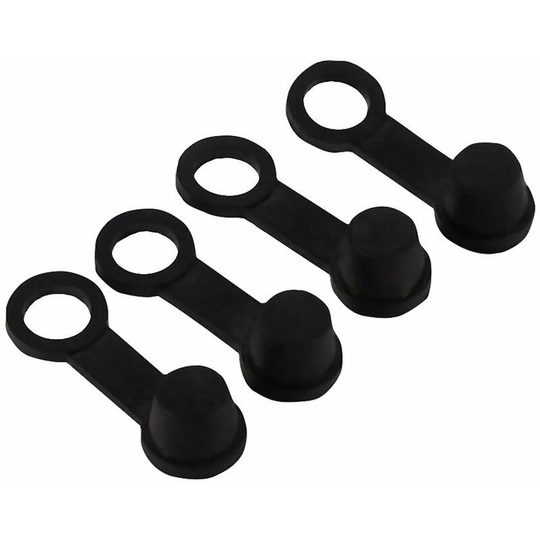 4pcs Brake Bleeder Plugs, Rubber Brake Bleeder Plugs, Motorcycle Car Disc Brake Lower Pump Oil Drain Plugs