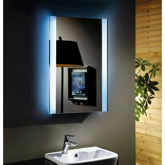 Roma 500mm x 700mm Illuminated led Mirror with Demister