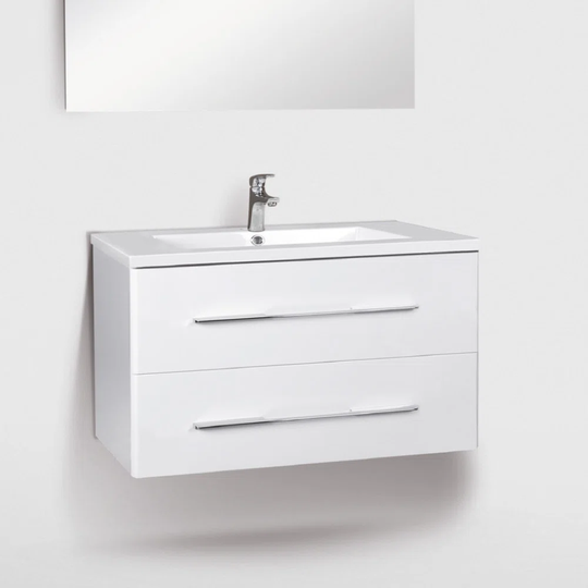Nina 800mm Wall Mounted Single Vanity Unit