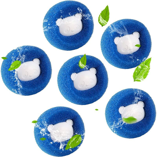 6 Pack Depilatory Balls for Washing Machine, Dish Balls for Washing Machine, Remove Pet Hair and Lint