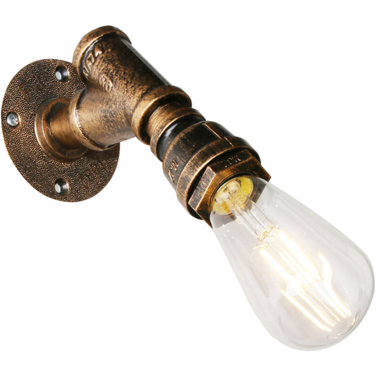 Stoex - Creative Faucet Wall Lamp Antique Industrial Wall Light Vintage Classic Wall Sconce for Cafe Loft Office Rust