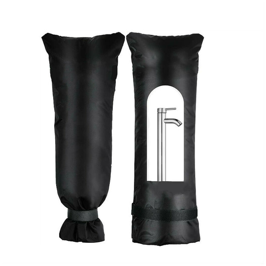 1 Pack Outdoor Faucet Cover Socks for Winter Freeze Protection, 24.8' l x 13' w Large Outdoor Faucet Covers, Reusable Outdoor Garden Faucet Cover,