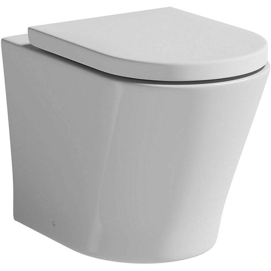 Mode - Tate back to wall toilet with soft close seat - White