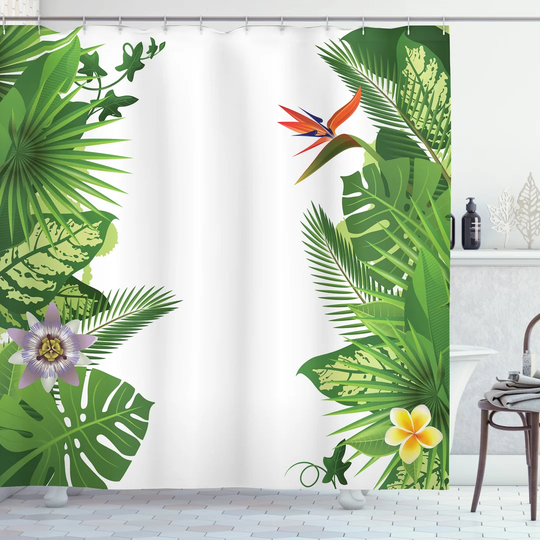 Bewry 13 Piece Polyester Shower Curtain Set
