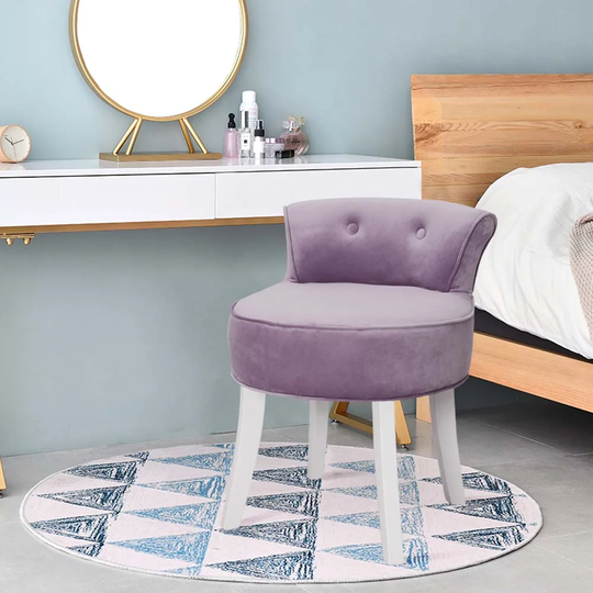 Gall Solid Wood Dressing Table Stool