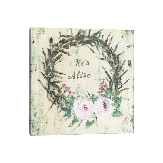 He's Alive by Ashley Bradley - Graphic Art Print on Canvas