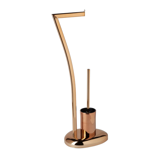 Krebs Freestanding Toilet Brush Set