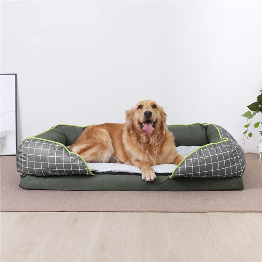 Gaiser Bolster Cushion in Grey/Green
