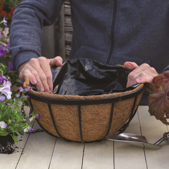 Garden Grow Hanging Basket with Liner