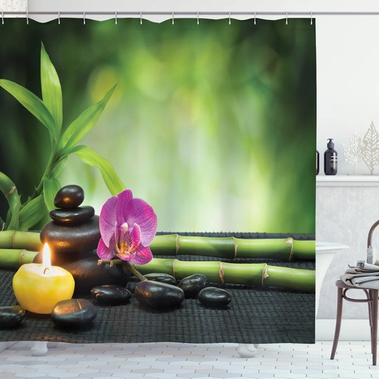 Bonifacia 13 Piece Polyester Shower Curtain Set