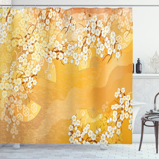 Beyukaga 13 Piece Polyester Shower Curtain Set
