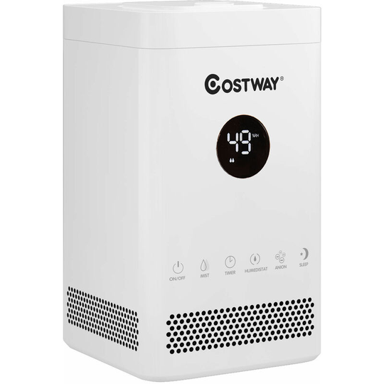 Top-fill Mist Humidifier Home Office Adjustable Ultrasonic Quiet Humidifier 30H
