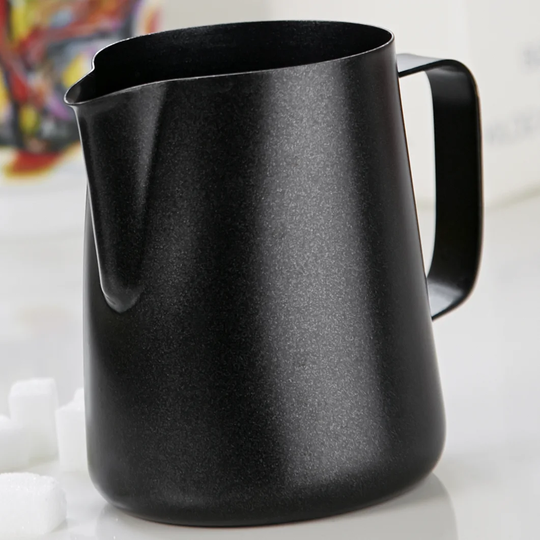 Milano 0.15L Stainless Steel Milk Pitcher in Black