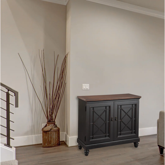 Ted Solid Wood 2 - Door Cabinet