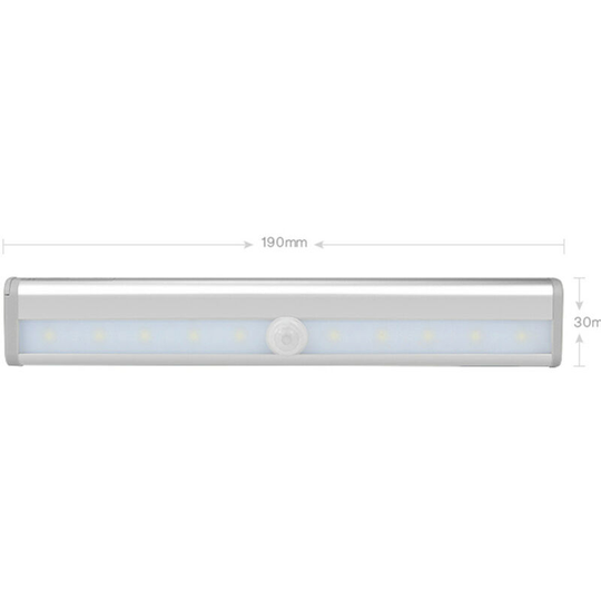 Led Closet Light Motion Activated, Under Cabinet Lights, Motion Sensor led Lights, Stick-on Anywhere Battery Operated 10 led Motion Sensor for Closet