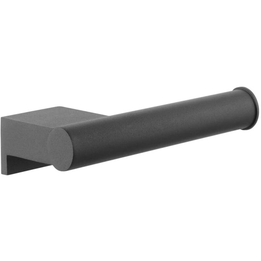 Toilet Roll Holder Bold Matt Black Tiger Black