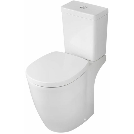 Ideal Standard - Concept Freedom Raised Height Close Coupled Toilet Dual Flush Cistern - Soft Close Seat