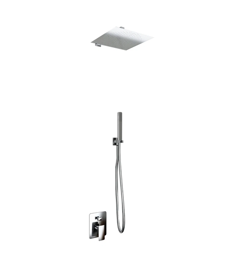Ghiwa 2 Way Shower Kit Dual Shower Head - Square